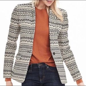 Banana Republic Jacquard Aztec Blazer
